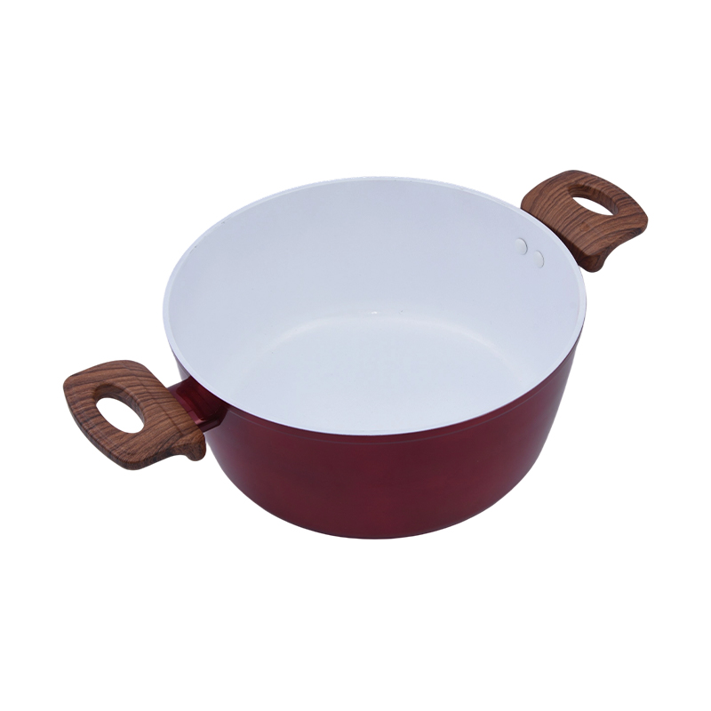 Zapiekanka z kutego aluminium z białą ceramiką