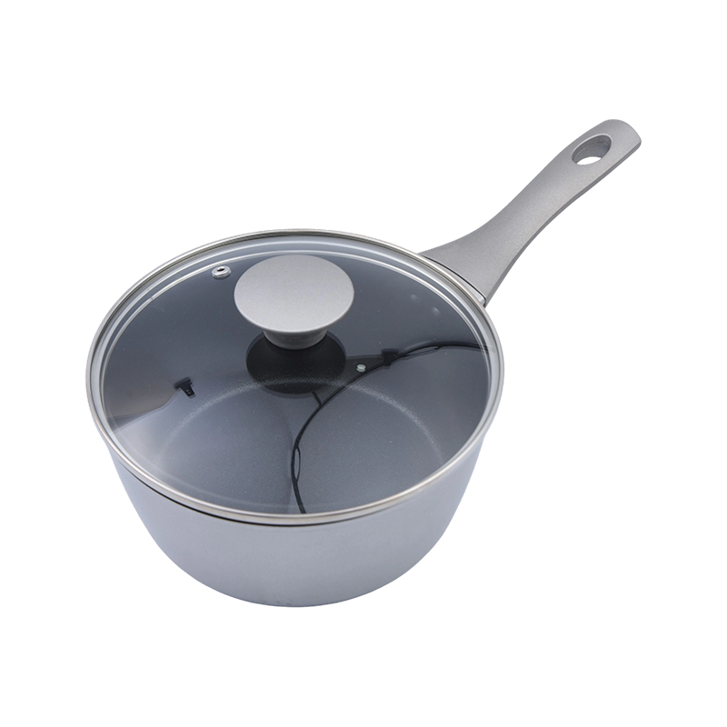 Zestaw patelni do sosu z kutego aluminium, 3 sztuki